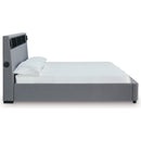  Size_King  -- Verishaw PCB2721B21 King Upholstered Bed IMAGE 6