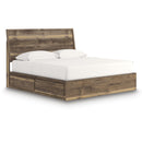  Size_King  -- Signature Design by Ashley Chirason Panel Bed with Storage IMAGE 1