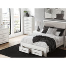  Size_Queen -- Signature Design by Ashley Zuraleus Upholstered Panel Bed with Storage IMAGE 7