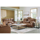  Manufacturer Color_Caramel  -- Signature Design by Ashley Knightington Power Leather Match Recliner IMAGE 13