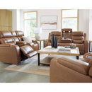  Manufacturer Color_Caramel  -- Signature Design by Ashley Knightington Power Leather Match Recliner IMAGE 9