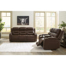  Manufacturer Color_Brown  -- Knightington PCU1160215A Power Reclining Sofa with Audio Seating IMAGE 15