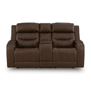  Manufacturer Color_Brown  -- Knightington PCU1160218A Power Reclining Love with Audio Seating IMAGE 4