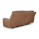  Manufacturer Color_Caramel  -- Signature Design by Ashley DeepWakes Power Reclining Leather Match Sofa IMAGE 4