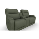  Best Home Furnishings Maverly FSL910RC4 Space Saver Console Loveseat - Jungle IMAGE 1