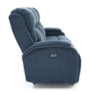  Best Home Furnishings Maverly FSS910RZ4 Power Tilt Headrest Space Saver Sofa - Sapphire IMAGE 4