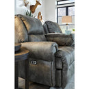  Best Home Furnishings Genet FSS960RP4 Power Space Saver Sofa - Pewter IMAGE 6