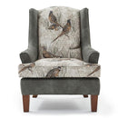  Best Home Furnishings Andrea FS0170DWMFX2 Stationary Chair - Linen/Dark Walnut IMAGE 2