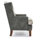  Best Home Furnishings Andrea FS0170DWMFX2 Stationary Chair - Linen/Dark Walnut IMAGE 3