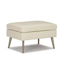  Best Home Furnishings F10BGLU Ottoman - Ivory/Brushed Gold IMAGE 1