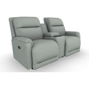  Best Home Furnishings Derek L650RC7 Rocker Console Loveseat - Power Blue IMAGE 1