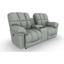  Best Home Furnishings Lucas L655RQ4 Space Saver Console Loveseat - Power Blue IMAGE 1