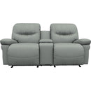  Best Home Furnishings Leya L670RC7 Rocker Console Loveseat - Power Blue IMAGE 2