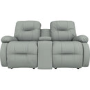  Best Home Furnishings Brinley L700RC7 Rocker Console Loveseat - Power Blue IMAGE 2
