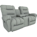  Best Home Furnishings Seger L720RC4 Space Saver Console Loveseat - Power Blue IMAGE 1