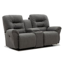  Best Home Furnishings Unity L730RC7 Rocker Console Loveseat - Steel IMAGE 1