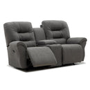  Best Home Furnishings Unity L730RC7 Rocker Console Loveseat - Steel IMAGE 2