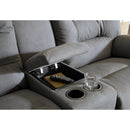  Best Home Furnishings Unity L730RQ7 Power Rocker Console Loveseat - Steel IMAGE 4