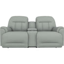  Best Home Furnishings Suitably L830RC7 Rocker Console Loveseat - Power Blue IMAGE 2