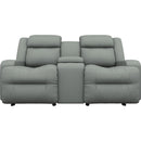  Best Home Furnishings O'Neil L920RY4 Power Tilt Headrest Space Saver Console Loveseat - Power Blue IMAGE 2