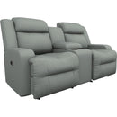  Best Home Furnishings O'Neil L920RY7 Power Tilt Headrest Rocker Console Loveseat - Power Blue IMAGE 1