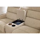  Best Home Furnishings Kristisha L930RC4 Space Saver Console Loveseat - Saddle IMAGE 4