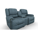 Best Home Furnishings Genet L960CQ7 Power Rocker Console Loveseat - Tranquil IMAGE 1