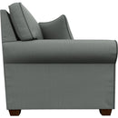 Best Home Furnishings Shannon S14FDW Full Stationary Sofa Sleeper With Two (2) Pillows - Power Blue/Dark Walnut IMAGE 3