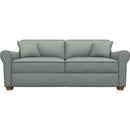  Best Home Furnishings Shannon S14FHB Full Stationary Sofa Sleeper With Two (2) Pillows - Power Blue/Honey Birch IMAGE 2