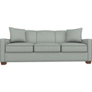  Best Home Furnishings Marinette S20FDW Full Stationary Sofa Sleeper With Two (2) Pillows - Power Blue/Dark Walnut IMAGE 2