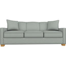  Best Home Furnishings Marinette S20FHB Full Stationary Sofa Sleeper With Two (2) Pillows - Power Blue/Honey Birch IMAGE 2
