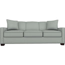  Best Home Furnishings Marinette S20MQE Queen Memory Foam Stationary Sofa Sleeper W/(2)Pillows - Power Blue/Espresso IMAGE 2