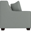 Best Home Furnishings Marinette S20MQE Queen Memory Foam Stationary Sofa Sleeper W/(2)Pillows - Power Blue/Espresso IMAGE 3