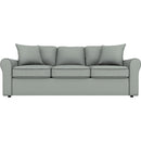  Best Home Furnishings Hanway S50MQ Queen Memory Foam Stationary Sofa Sleeper W/(2)Pillows - Power Blue IMAGE 2
