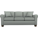  Best Home Furnishings Annabel S80E Stationary Sofa With Two (2) Pillows - Power Blue/Espresso IMAGE 2