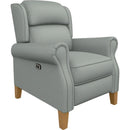 Best Home Furnishings Joanna 0LP20HB Power High Leg Recliner - Power Blue/Honey Birch IMAGE 1