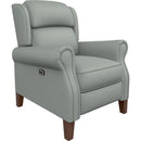  Best Home Furnishings Joanna 0LZ20DW Power Tilt Headrest High Leg Recliner - Power Blue/Dark Walnut IMAGE 1