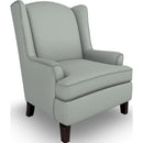  Best Home Furnishings Andrea 0170E Stationary Chair - Power Blue/Espresso IMAGE 1