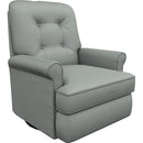  Best Home Furnishings Carissa 1AI85 Swivel Glider Recliner - Power Blue IMAGE 1