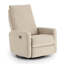  Best Home Furnishings Calli 1AZ95 Power Tilt Headrest Swivel Glider Recliner - Tan IMAGE 1