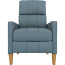  Best Home Furnishings Janae 1LP30HBLU Power High Leg Recliner - Tranquil/Honey Birch IMAGE 2