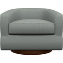  Best Home Furnishings Ennely 2128DW Swivel Chair - Power Blue/Dark Walnut IMAGE 2