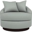  Best Home Furnishings Alanna 2928E Swivel Chair - Power Blue/Espresso IMAGE 2