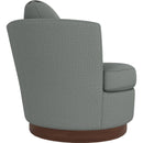  Best Home Furnishings Tina 2998DW Swivel Chair - Power Blue/Dark Walnut IMAGE 3