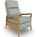  Best Home Furnishings Ryberson 3L00HB High Leg Recliner - Power Blue/Honey Birch IMAGE 1