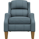  Best Home Furnishings Pauley 3L50HBLU High Leg Recliner - Tranquil/Honey Birch IMAGE 2