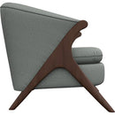  Best Home Furnishings Tatiana 3850DW Stationary Chair - Power Blue/Dark Walnut IMAGE 3