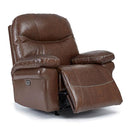  Best Home Furnishings Leya 6MZ75LU Power Tilt Headrest Swivel Glider Recliner - Cocoa IMAGE 2