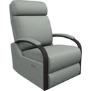  Best Home Furnishings Kinetix 7NP64E Power Space Saver Recliner - Power Blue/Espresso IMAGE 1