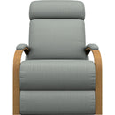  Best Home Furnishings Kinetix 7NP64HB Power Space Saver Recliner - Power Blue/Honey Birch IMAGE 2